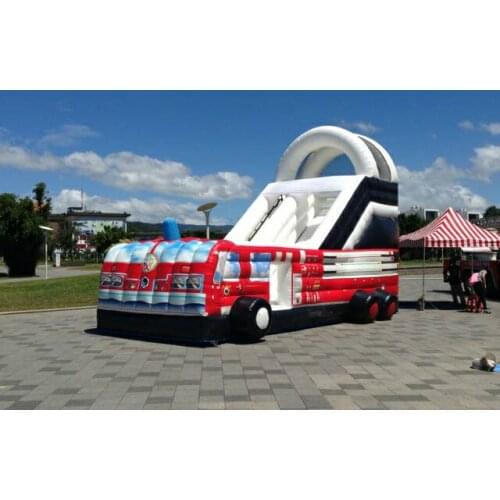 HOT china inflatable slides supplier fire fighting truck inflatable toys INFLATABLE PRODUCTS
