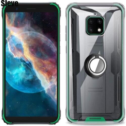 Ring Case For Blackview BV4900 Black Soft TPU Ring Holder Shockproof Cover For Blackview BV4900 Pro