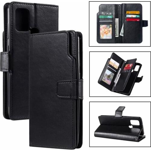 Luxury Leather Case For Samsung Galaxy A10 A12 A21S A40 A41 A50 A51 A70 A71 A20E A3 A5 A6 A7 A8 Flip Wallet Cover Business Funda