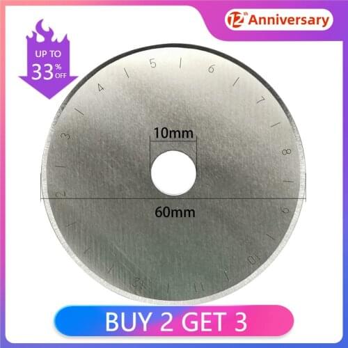28 45 60mm Leather Rotary Skip Blades Patchwork Rotating Paper Cutter Olfa Circular Fabric Cutting Tools Accessories
