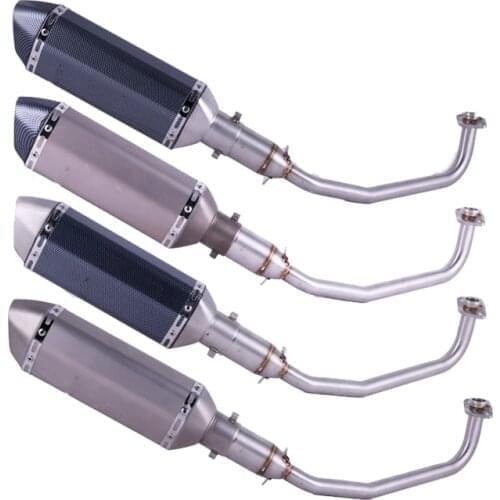 Pcx150 PCX 125 150 Motorcycle Scooter Exhaust Muffler Full System Middle Pipe Slip-On Escape Fit For HONDA PCX125 PCX150