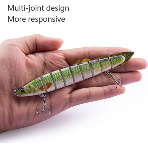 New Hot Sale Multi Jointed Fishing Lure Eel lure 130mm/22g Crankbait 9 Segments Wobblers Artificial Bait Hard Swimbait Lure
