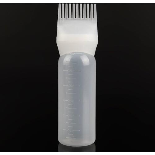 Applicator Brush Dispensing Salon Hair Coloring Dyeing Hair Dry Cleaning Bottle for Girls 1PC Professional Hot Hair Dye Bottle