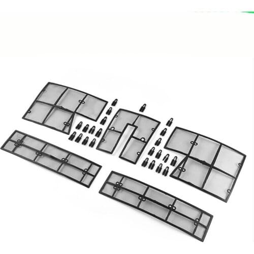 5Pcs Stainless Steel Grille Insect Screening Mesh For Toyota Highlander 2014 2015 2016 Front Grille Net Cover