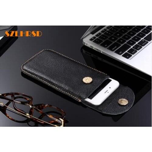 SZLHRSD Genuine Leather phone bags For Bluboo Mini D1 D2 D5 Pro Dual cases Bluboo S8 cover slim pouch stitch Bluboo S3 sleeve