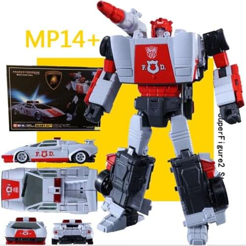 Transformation 18cm KO MP14+ Red ALERT Autobots CAR Metal Part Action Figure Deformation Robot Kids Gift Toys