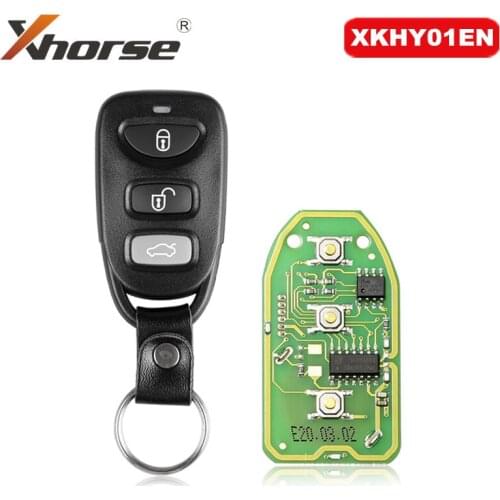 Xhorse XKHY01EN for Hyundai Type Universal Remote Key Fob 4 Button for VVDI Key Tool 1 Piece