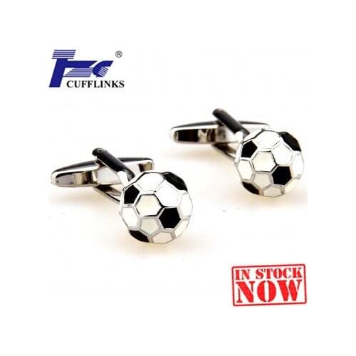 TZG03543 Football Cufflink Cuff Link 2 Pairs Free Shipping