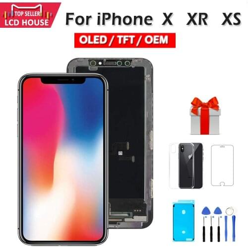 100% Tested LCD Screen For iphone X XS Max Screen LCD Display Touch Screen Digitizer Assembly For iPhone X XR 11 Pro Max Quality