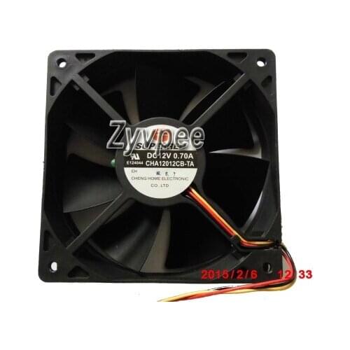 120x120x38MM CHA12012CB-TA 12V 0.7A P/N:10L5574 E/C:F83830 12CM Cooling Fan