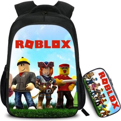 2 pcs/set game Backpack School Pencil Case Students Students Best Gifts for Children School Bags mochila boy kid Bags