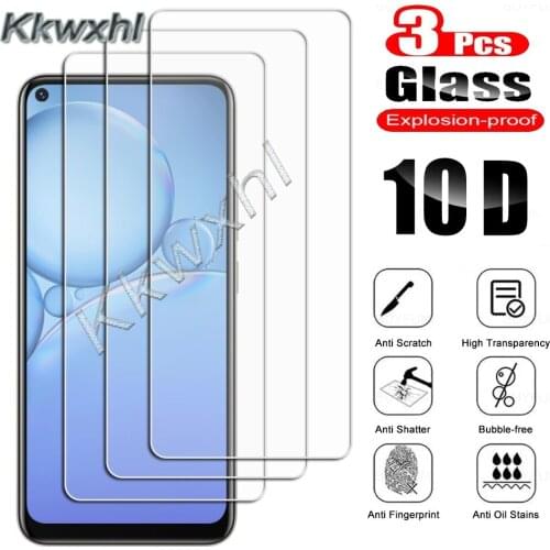 3PCS Tempered Glass For Vivo Y12s Y1s Y20 Y20i Y20s Y31 Y30 Global Y30i Y50 Y51 Y51s Y52s Y70 Protective Screen Protector Film