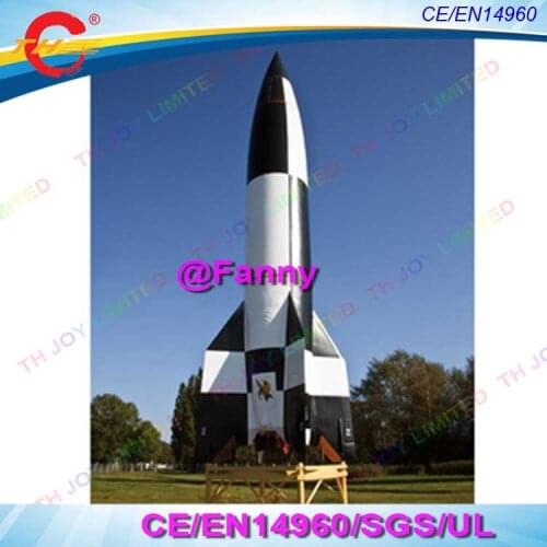 4m/6m/8m advertising super giant inflatable rocket space missile replica model for event,free air ship to door