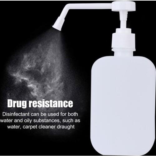 500ml Refillable Soap Dispenser Hand Sanitizer Cosmetic Shampoo Liquid Dispenser Spray Bottle Body Wash Empty Bottle