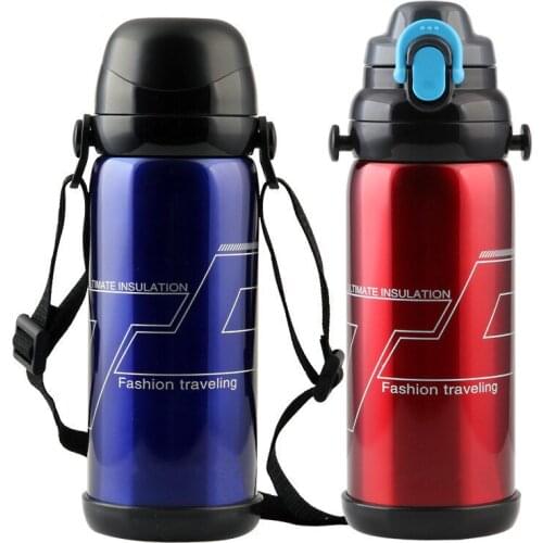 800 ML Double 304 stainless steel Hot Water vacuum insulation cup outdoor travel multifunctional portable sports creative cup