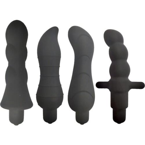Anal Vibrator Sex Toy for Women Anal Beads Vibrators Gay Prostate Massage Smooth Butt Silicone but plugs Sex Toys for Couple