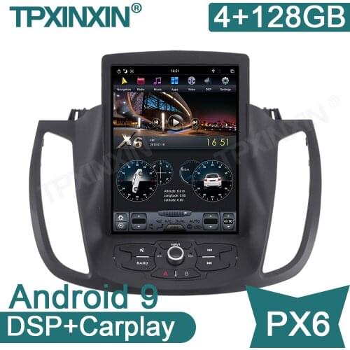 Android 9.0 4+128G For Ford Kuga 2013-2017 NAVI GPS Audio Radio Controlled Car Stereo Multimedia Player Unit