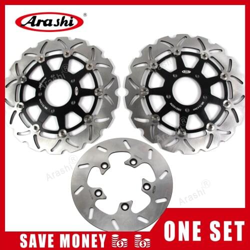 Arashi 1 Set For SUZUKI SV 650 S CNC Front Rear Brake Disc Brake Rotors SV650S 2003 2004 2005 2006 2007 2008 2009