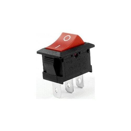 Free shiipping!250VAC 3A Panel Mount Boat SPDT 3-Pin I/O Rocker Switch