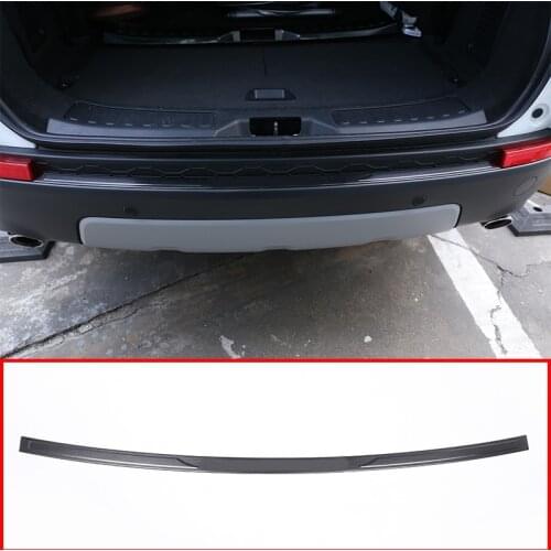 Black/Silver Stainless Steel Car Outside Rear Bumper Guard Plate For Land Rover Discovery Sport L550 2020 Exterior Accessories