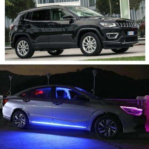 Remote Car Door Decorative Mood Lighting For jeep COMPASS MK49 mp LIBERTY KK PATRIOT gladiator