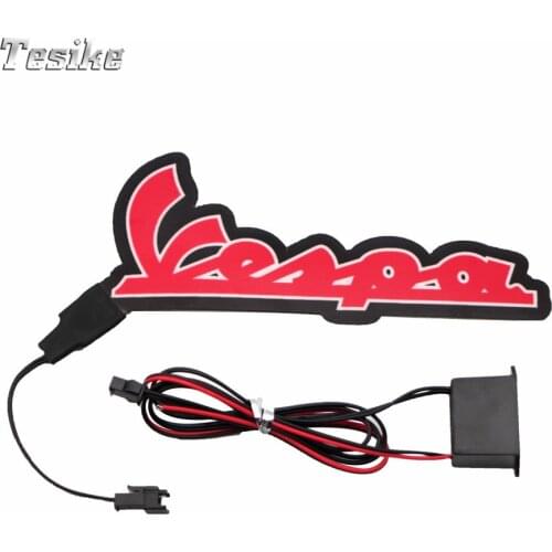 For PIAGGIO Vespa GTS300 LX125 LX150 125 150 Sprint Primavera 300 LX LXV Motorfiets Licht LED DIY Reflecterende Koud Sticker