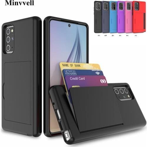 For Samsung Galaxy Note 20 Ultra Case Candy Color Card Slots Cover Business Case For Samsung Note 20 Ultra Note20 20ultra Coque