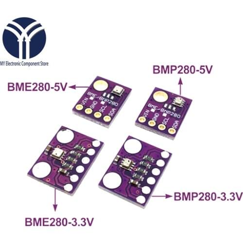 GY-68 BMP180 BMP280 BME280 5V 3.3V Digital Sensor Temperature Humidity Barometric Pressure Sensor Module I2C SPI 1.8-5V