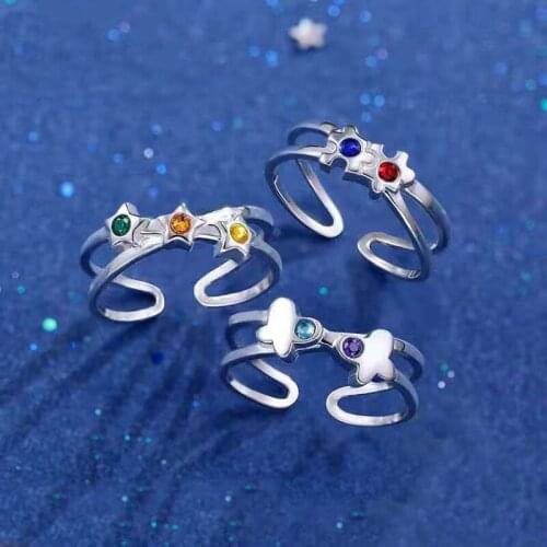 IDOLISH7 Cosplay Finger Ring Osaka Sogo Nikaido Yamato Izumi Mitsuki Finger Ring Fashion Jewelry Halloween Costume Prop