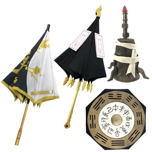 Game Identity V White Guard/black Guard The Soul of Umbrella Compass Handbell Cosplay Role Props Xmas Costume