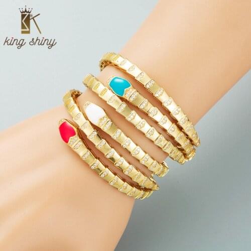 King Shiny Copper Bracelets