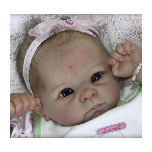 Reborn doll kit rebirth infant doll mould very soft touch unpainted unfinished silicone vinyl doll parts DIY