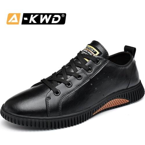New Fashion Mens Shoes Casual Leather Mannen Schoenen Elevator Shoes for Men Luxury Designer Shoes Men Black White Sneakers Men