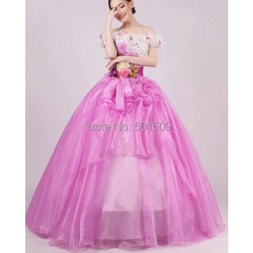 Lavender Medieval Renaissance gown Sissi princess dress Costume Halloween Victorian Gothic/Marie Antoinette/Colonial Belle Ball