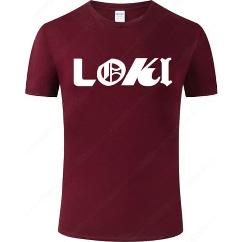 Loki Laufeyson Print Men T shirt Camisa Hombre Tshirt Marvel Movie Cotton Short Sleeve T-shirt Summer Cool Unisex Clothes J100