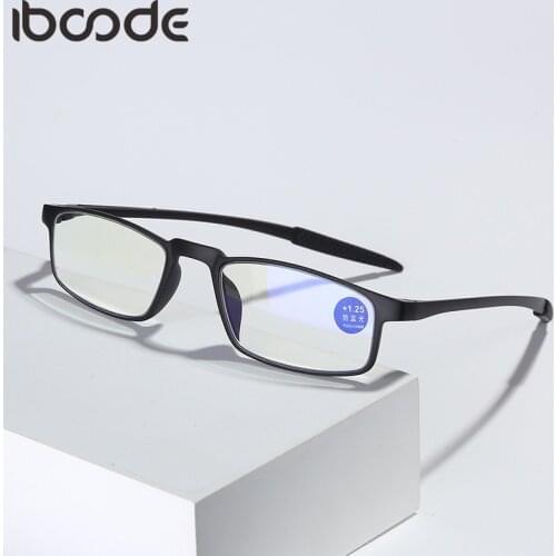 Iboode Reading Glasses Men Women Blue Light Blocking Presbyopic Eyeglasses TR90 Computer Goggle Magnification Eyewear +1.5 3.0