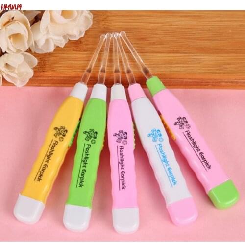 1pce LED Light Flashlight Ear Cleaner Wax Removal Health Care Tweezers Ear Cleaner Ear Care