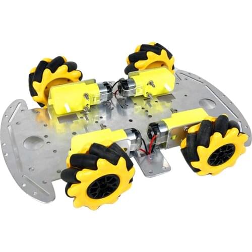 4WD Four Wheel Drive Metal Smart Robot Car Chassis TT Motor DIY 3-9V