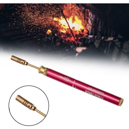 Portable mini welding torch gun pen cordless welding burner for jewelry repair tires, PVC elbows, optical repairs