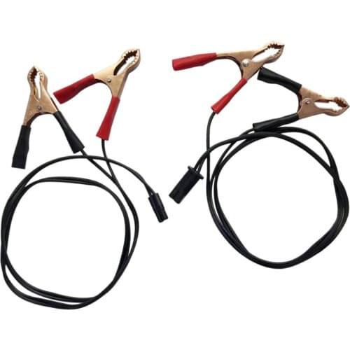 Portable Car Fuel Injector Flush Cleaner Power Adapter Tool Alligator Clip