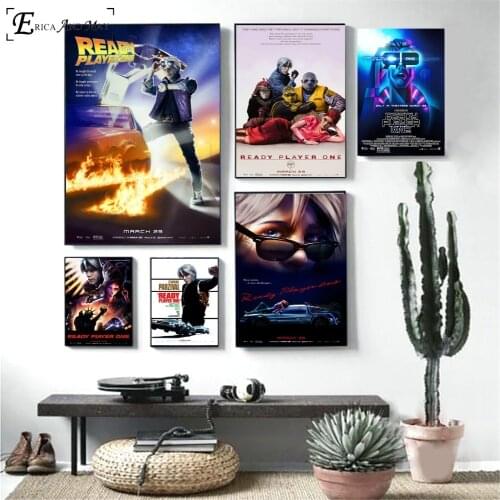 Ready Player One Recreate Movie Poster And Print Canvas Art Painting Wall Pictures For Living Room Decoration Home Decor