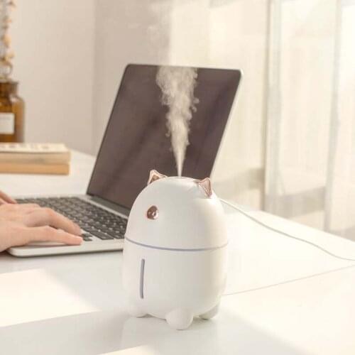 ELOOLE Mini USB Vehicle Humidifier Air Aromatherapy Humidification Atomizer Purifier With Night Light Fine Spray For Home Car