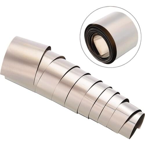 1pc 0.1*30*1000mm Pure Nickel Silver Gray Ni Plate Foil Thin Sheet For Battery Spot Welding Machine Welder Equipment
