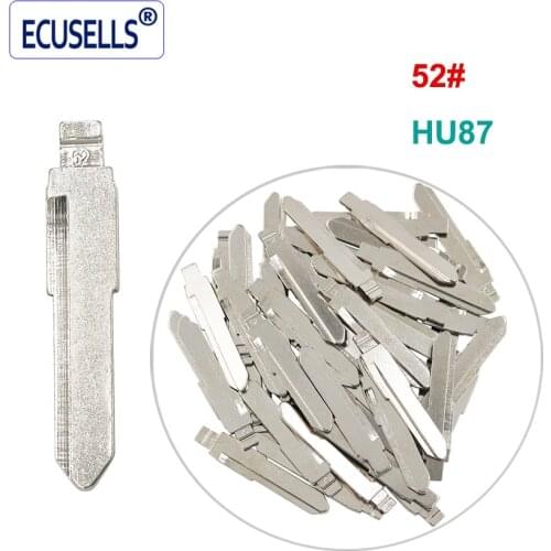 50PCS, 10PCS, Universal Auto Car Remotes Flip Blade 52# for KD Remote, NO.52 for Suzuki Swift HU87 HU133R Blade