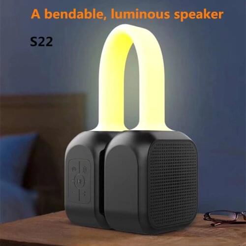 W-King S22 Wireless Bluetooth Speaker Small Night Light Audio Home Subwoofer Outdoor Waterproof IPX6Portable