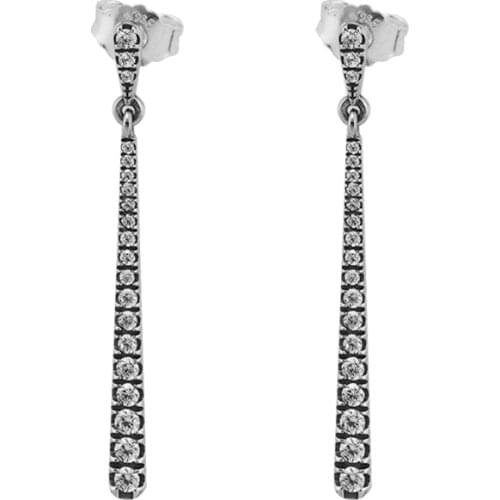 Earring Shooting Stars Dangle Earrings Sterling-Silver-Jewelry 100% for Women Luminous Brincos Oorbellen Pendientes