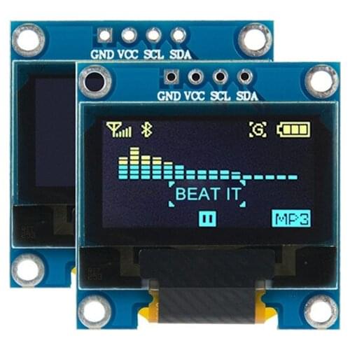 0.96 inch oled IIC Serial White OLED Display Module 128X64 I2C SSD1306 12864 LCD Screen Board GND VDD SCK SDA for Arduino