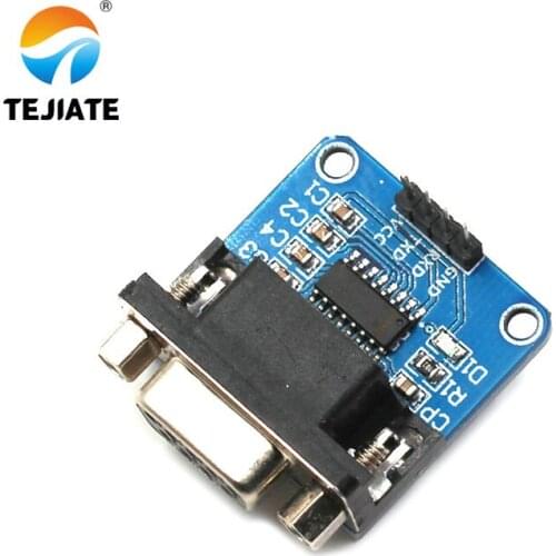 1PCS RS232 To TTL Refresh Module Generation Two Serial Port Download Line Reflesh-board MAX3232 With 4 DuPont Wires