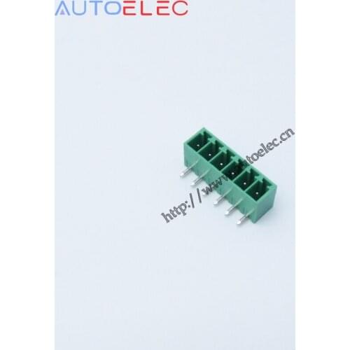 100pcs 3.5mm 7pin spacing pitch PCB terminal blocks 2EDGR right angel pin header MC1.5/7-G-3.5 1844265