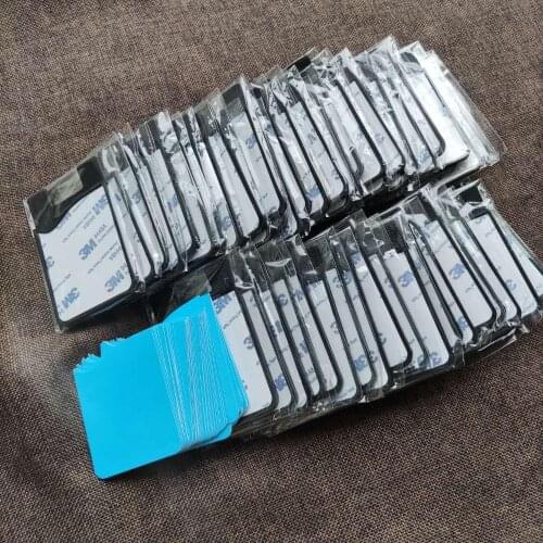 100pcs/lot Sublimation blank Silicone Credit Pocket Adhesive Fashion Cell Phone Holder ID Card Holder Case sticker